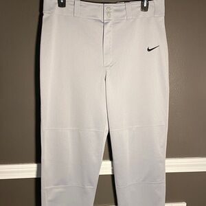 Nike Sports Men's Light Gray Baseball Pants